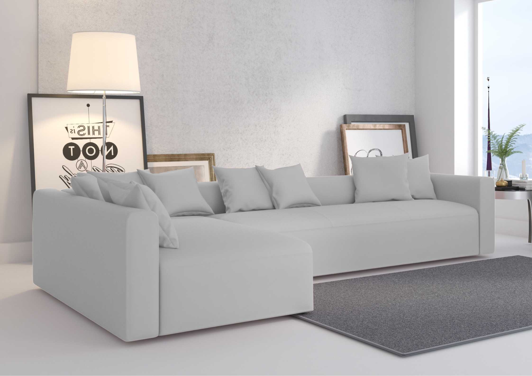 Duży industrialny narożnik prawy w kolorze szarym